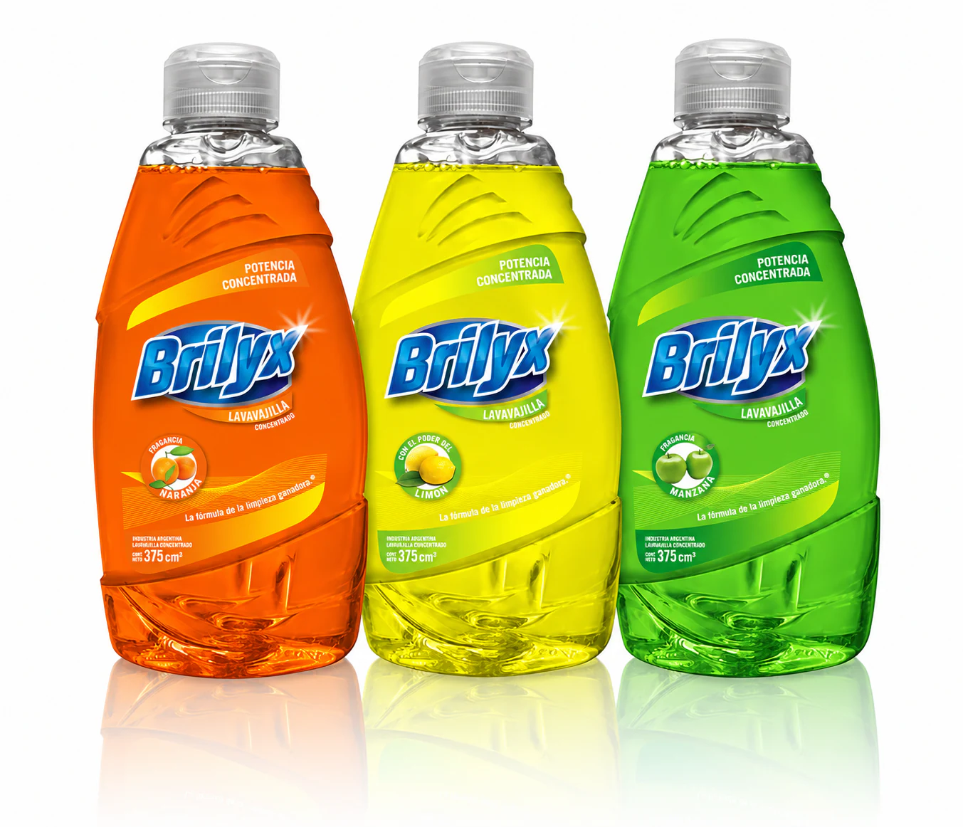 Brilyx — Lavavajillas naranja, limón y manzana