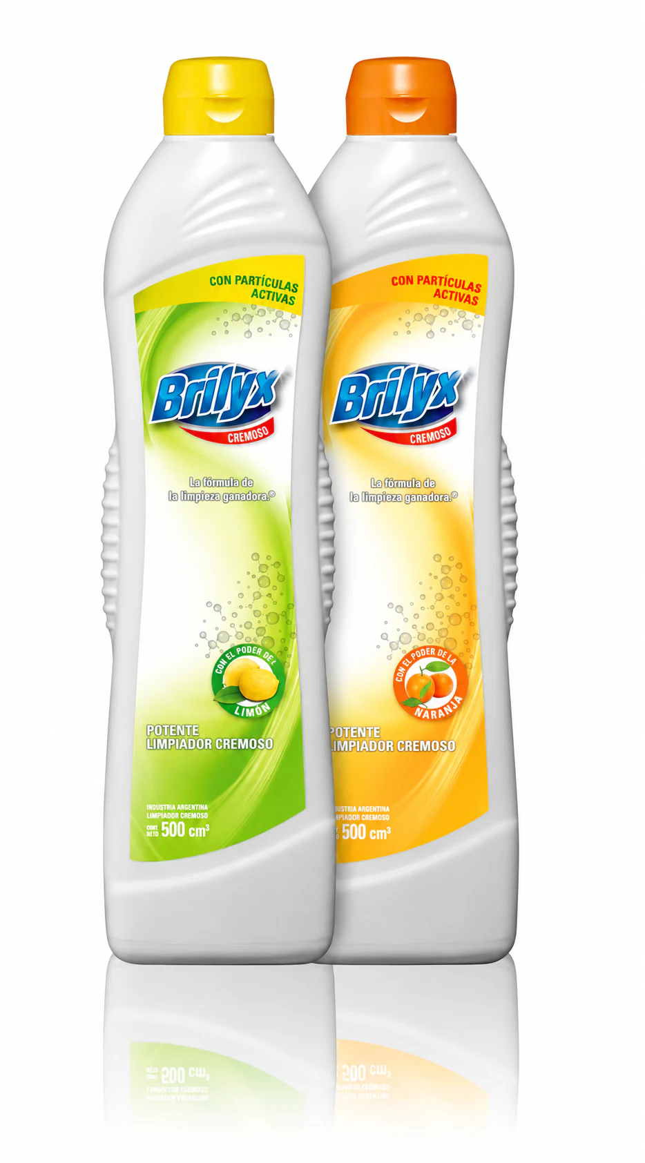 Brilyx — Limpiadores cremosos limón y naranja