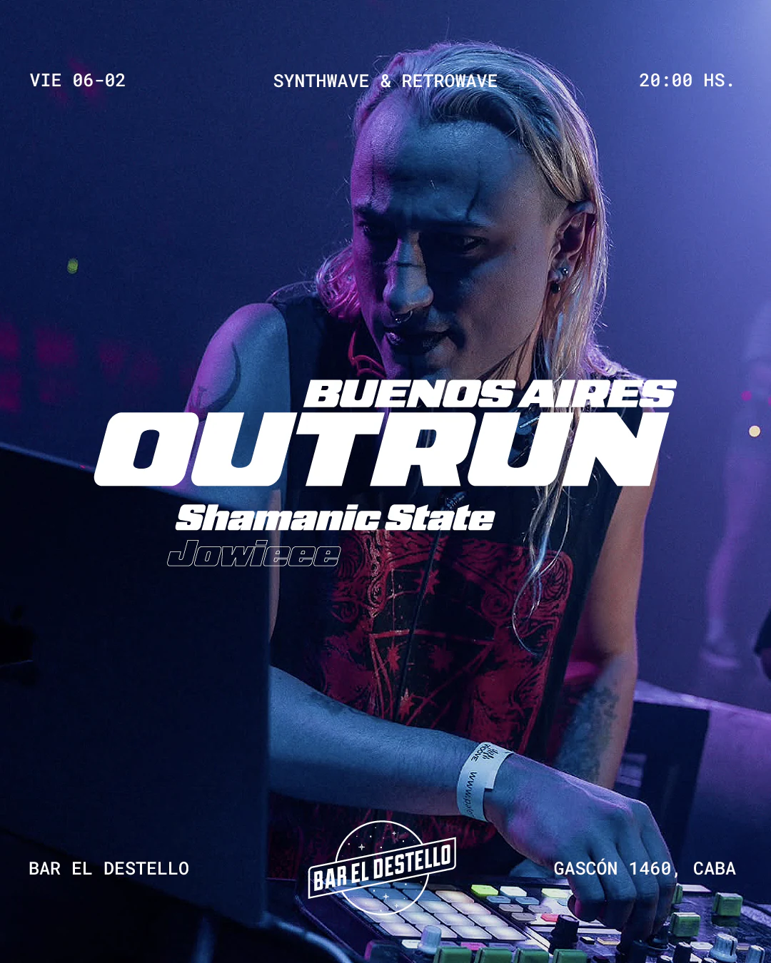 Buenos Aires Outrun — pieza gráfica 3