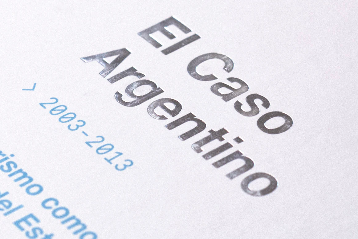 El Caso Argentino — Título y tipografía de la publicación