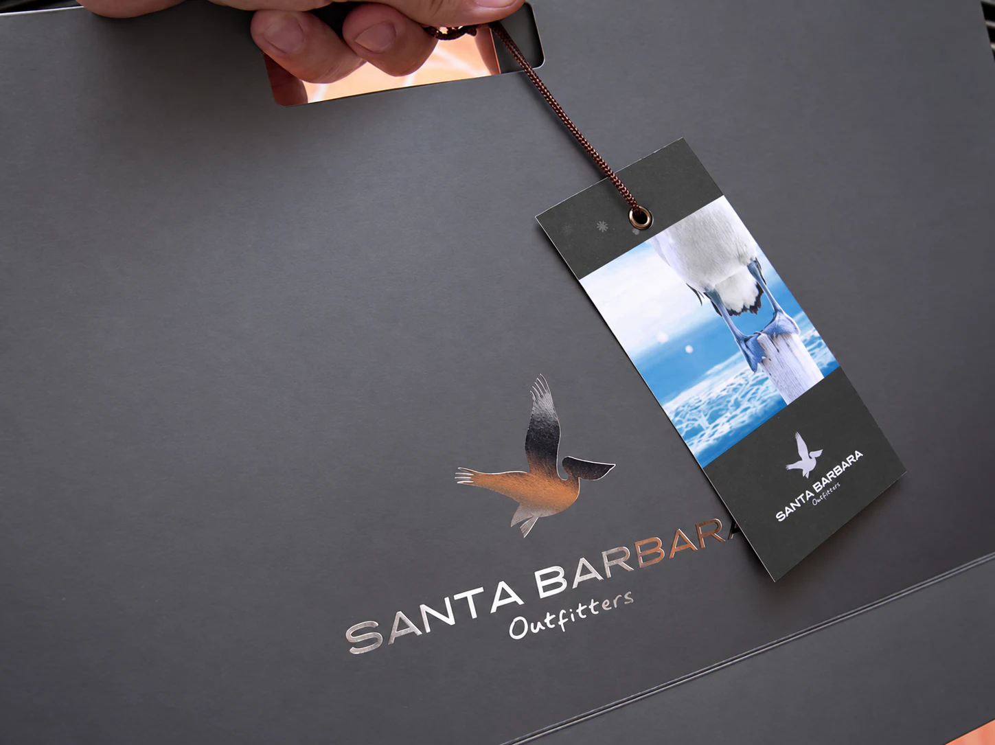 Santa Barbara — Bolsa y etiqueta de marca